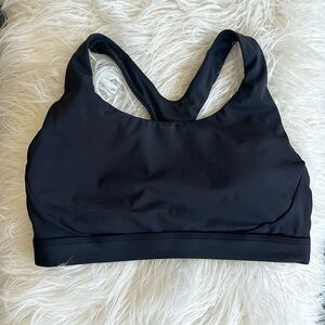 Athleta ultimate sports bra size medium black